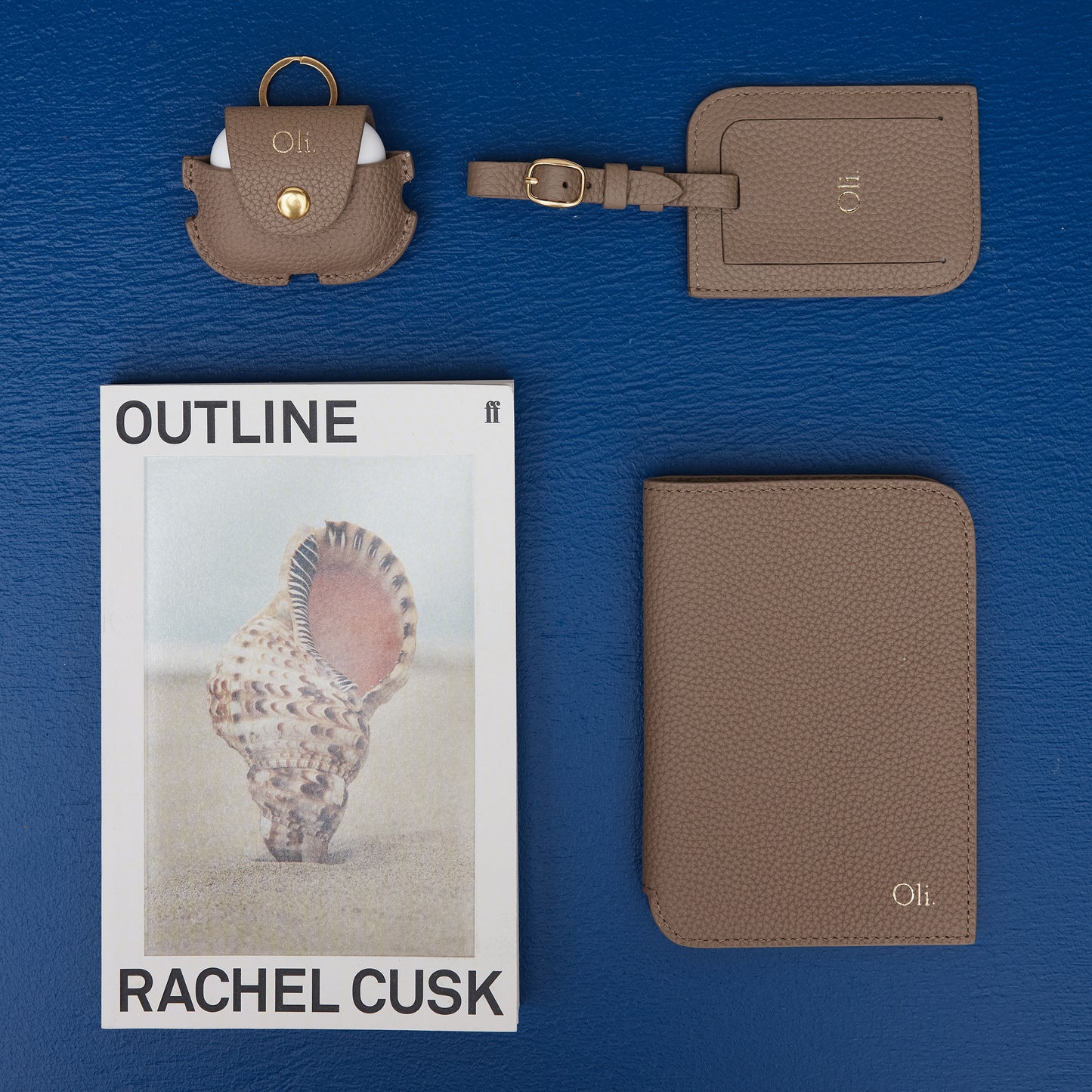 Olivia Passport Holder Sepia
