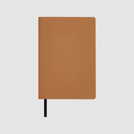 Essential A5 Notebook Recycled Saffiano Rich Tan