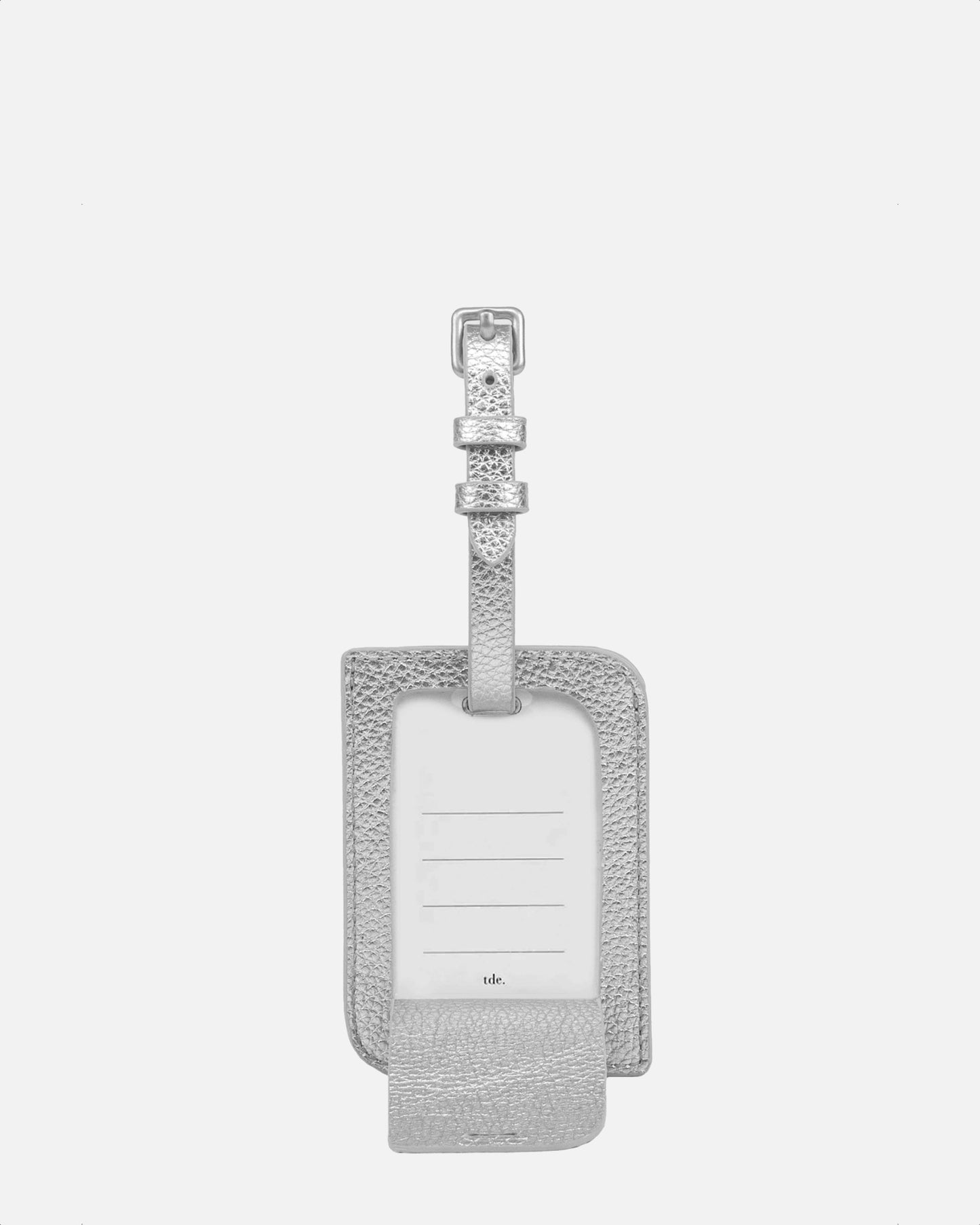 Luxe Luggage Tag Silver