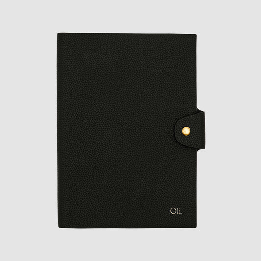 Olivia A5 Notebook Cover Black