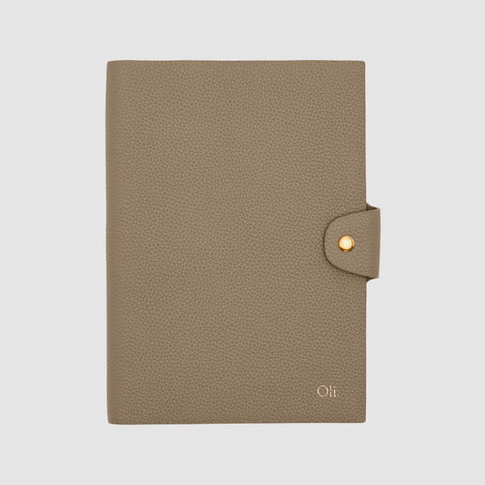 Olivia A5 Notebook Cover Sepia