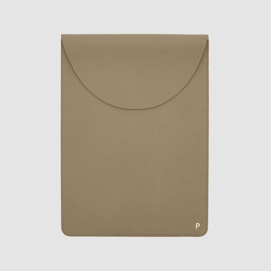 Parker 14 Inch Laptop Sleeve with Mouse Pad Sepia