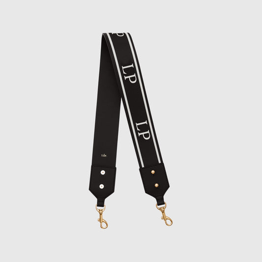 Arc Personalised Leather Strap Black