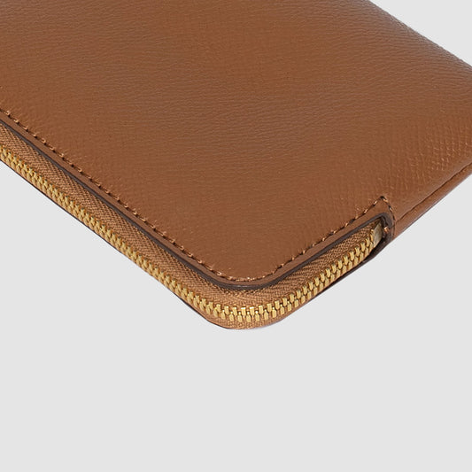 Essential Small Zip Pouch Rich Tan