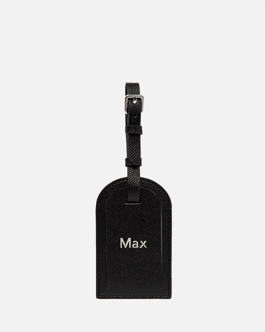 Essentials Square Luggage Tag Black