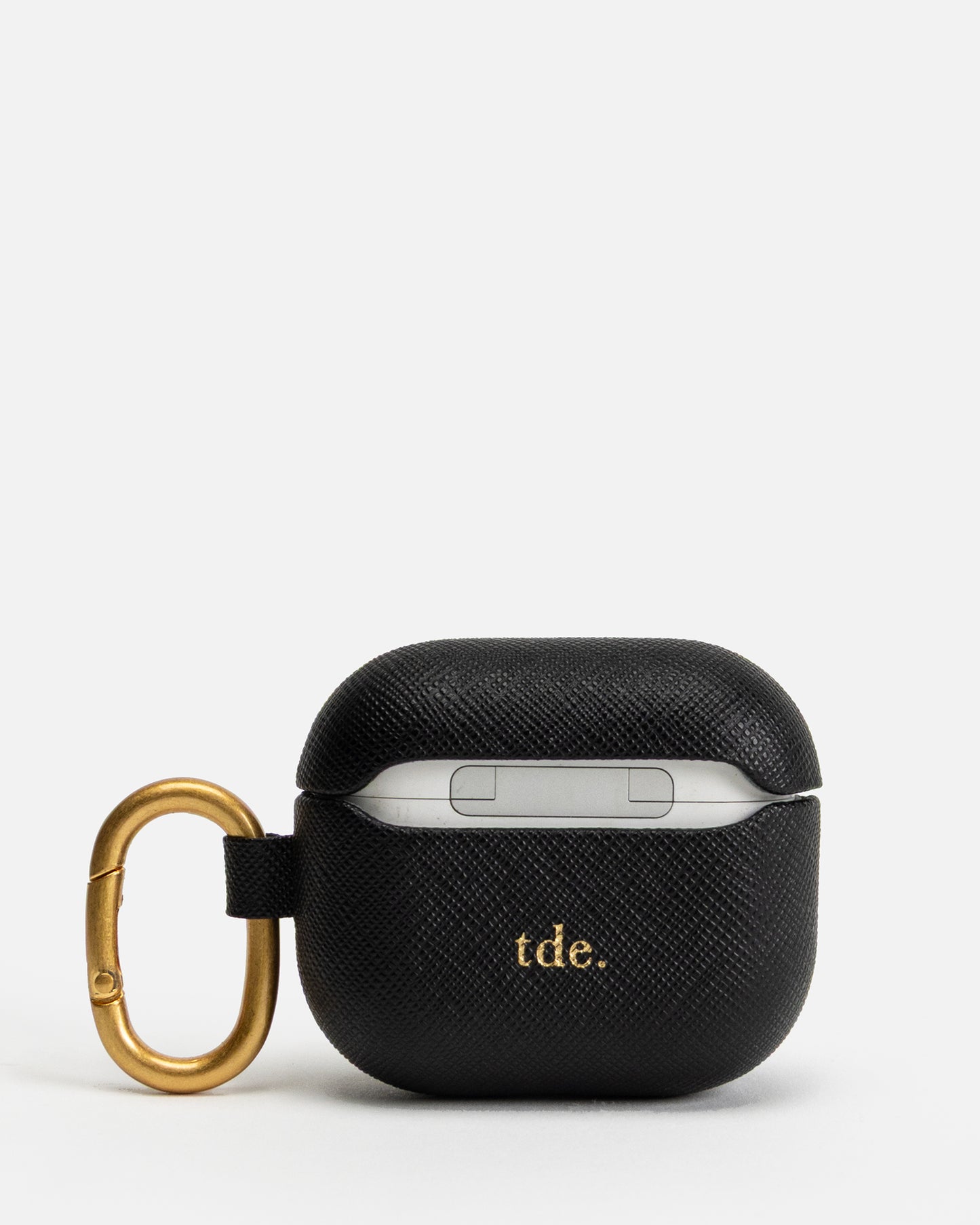 AirPods 3rd Gen Saffiano Leather Case Black