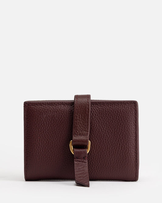 Maia Trifold Snap Wallet Berry Jam