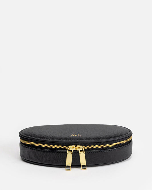 Ava Jewellery Case Black
