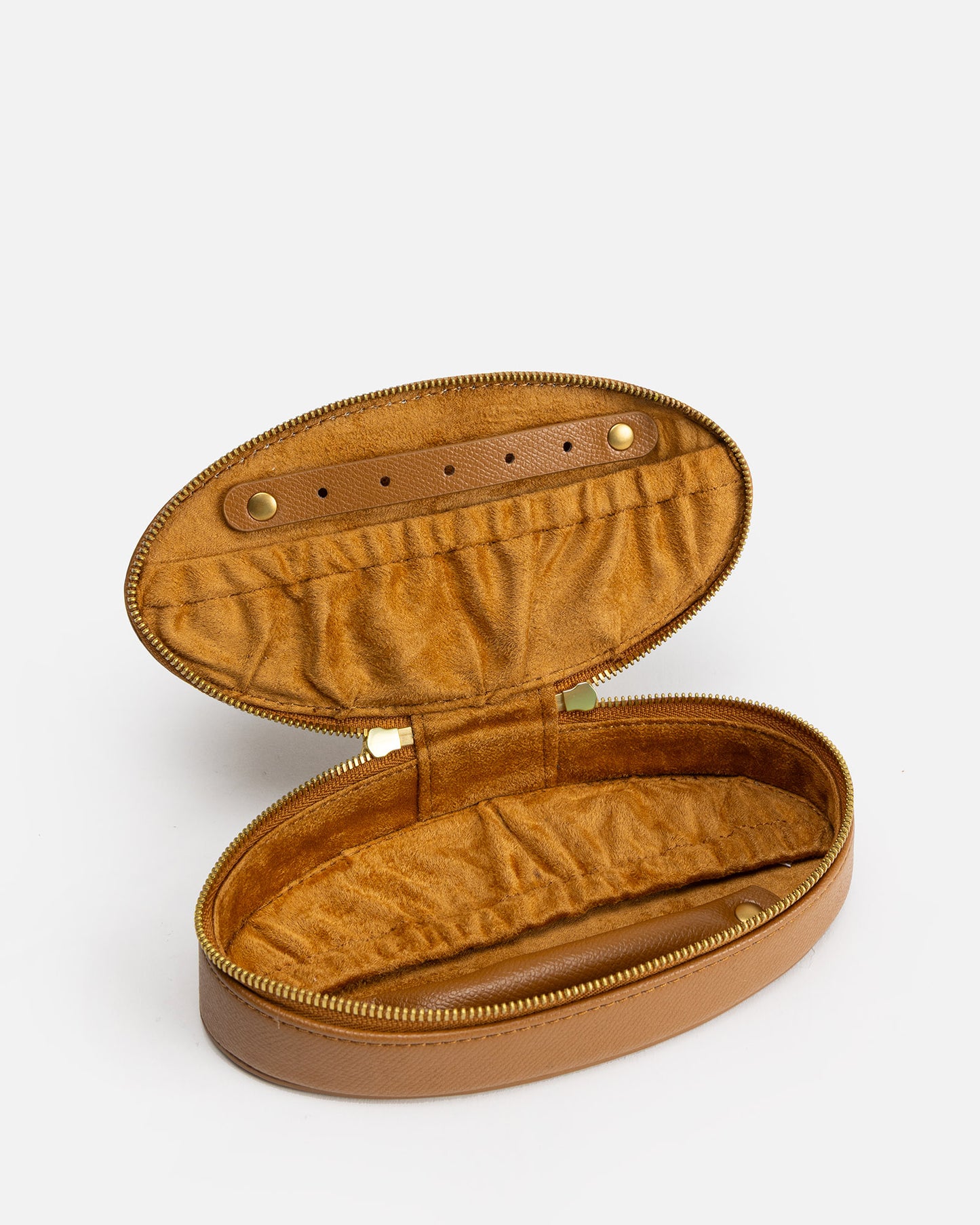 Ava Jewellery Case Tan