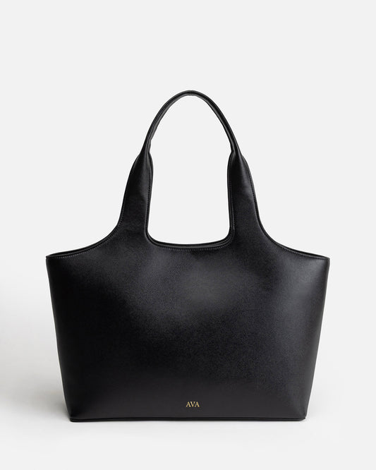 Ava Shoulder Tote Black
