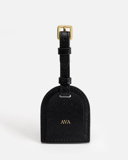 Ava Luggage Tag Black