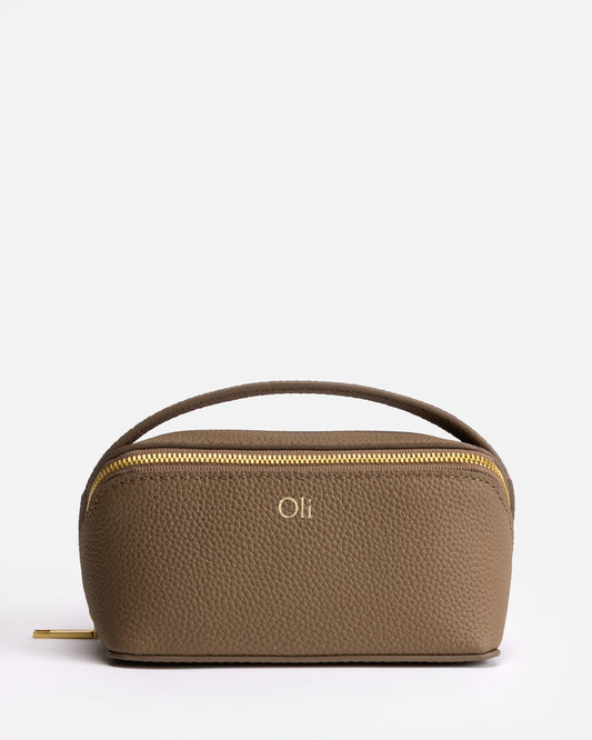 Olivia Medium Travel Case Sepia