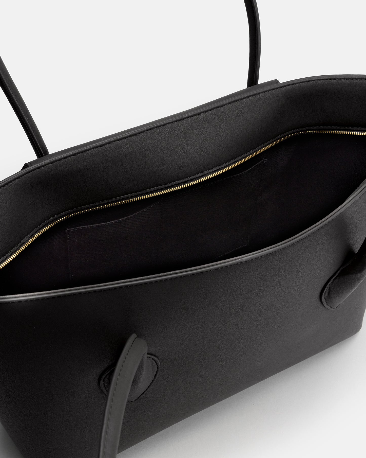 Zaphia Work Shoulder Tote Bag Black