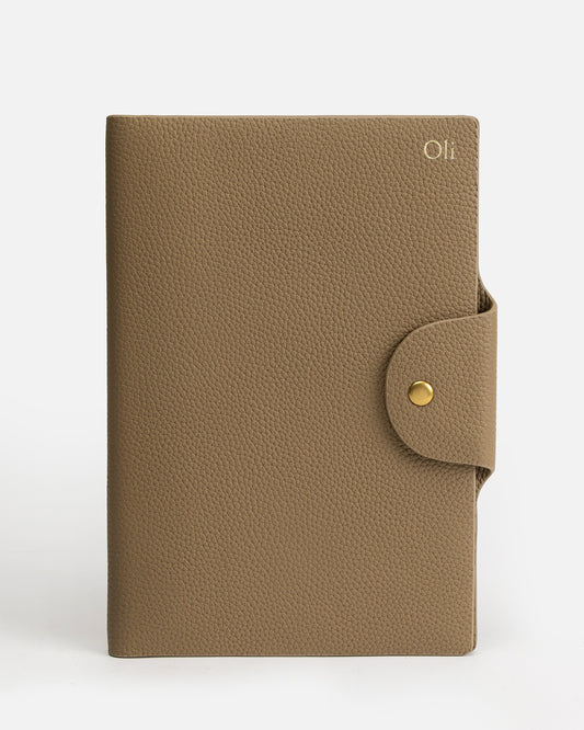 Olivia A5 Notebook Holder Sepia
