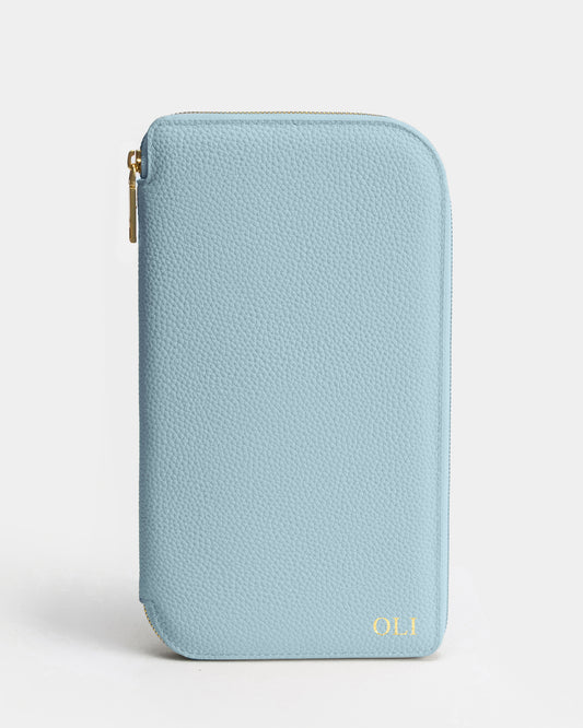 Olivia Family Travel Wallet Baby Blue