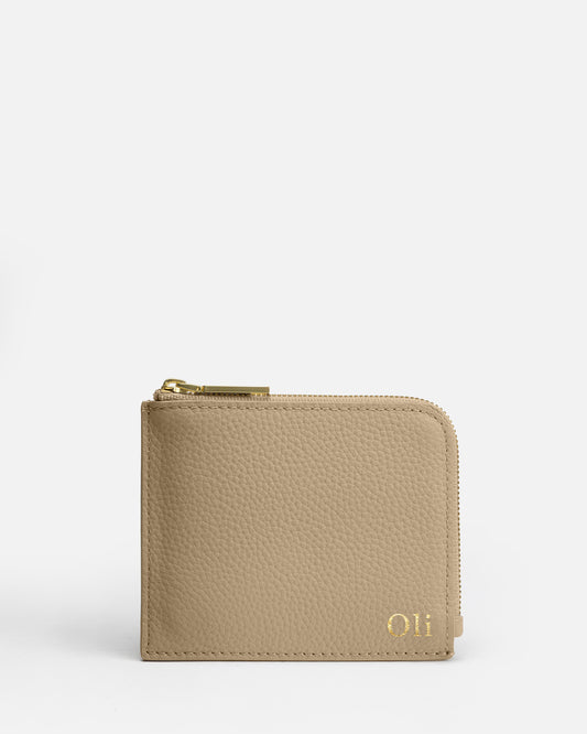 Olivia Wallet With Card Holder Sepia