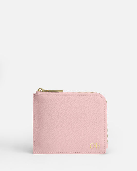 Olivia Wallet With Card Holder Soft Pink