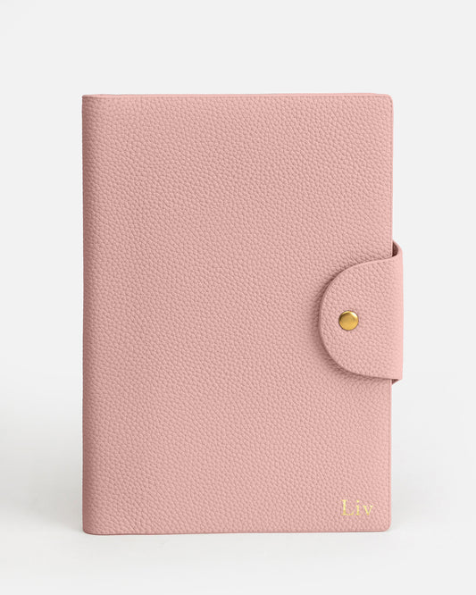 Olivia A5 Notebook Holder Soft Pink