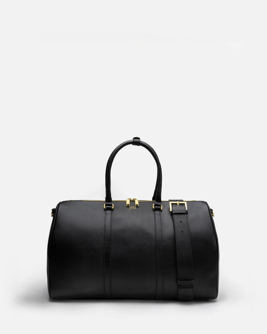Jude Weekend Bag Small Black and Gold