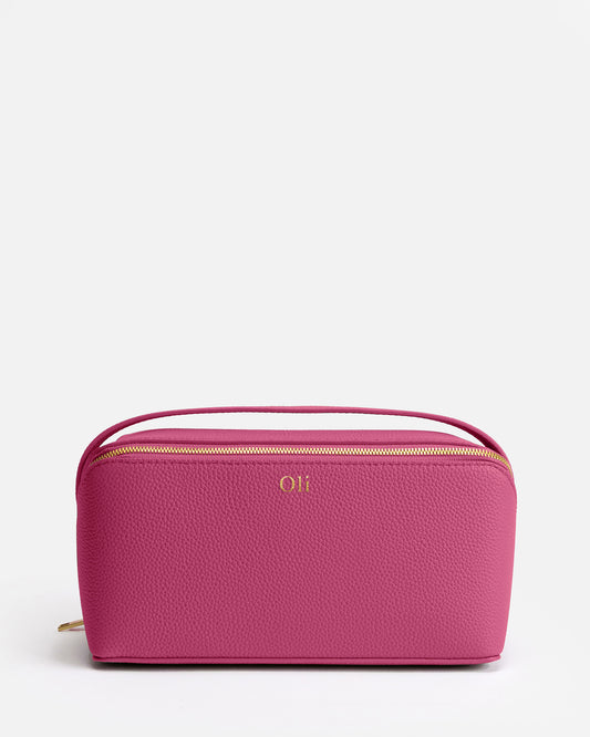 Olivia Large Travel Case Fuchsia