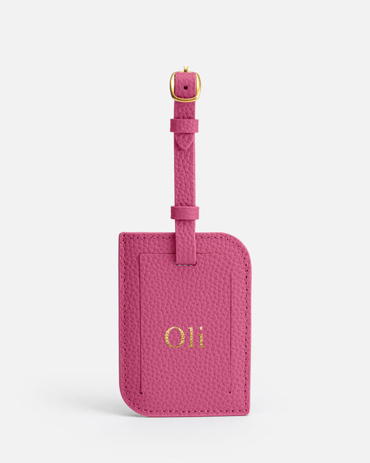 Olivia Luggage Tag Fuchsia
