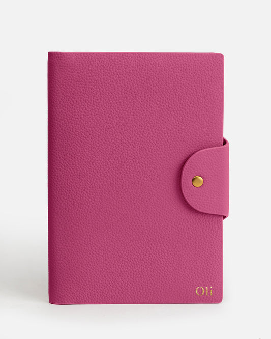 Olivia A5 Notebook Holder Fuchsia