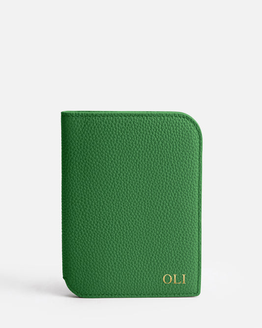 Olivia Passport Holder Emerald