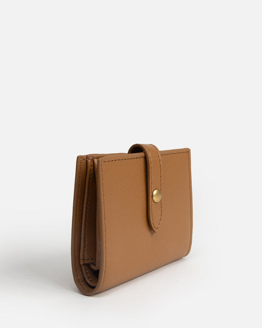 Essentials Tab Wallet Tan