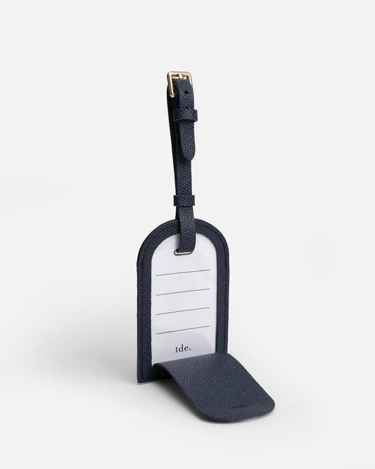 Essentials Square Luggage Tag Navy
