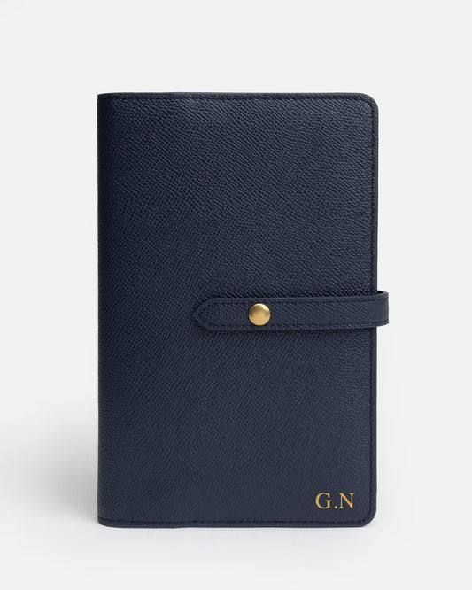 Essentials Flat Travel Wallet Navy