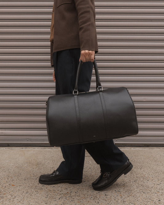 Jude Weekend Bag Small Black and Silver