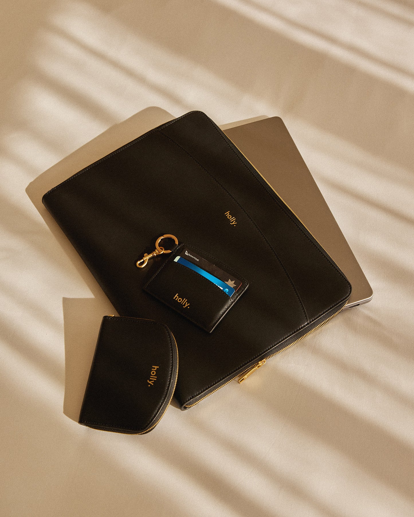 Timeless CC Sleeve Keyring Black