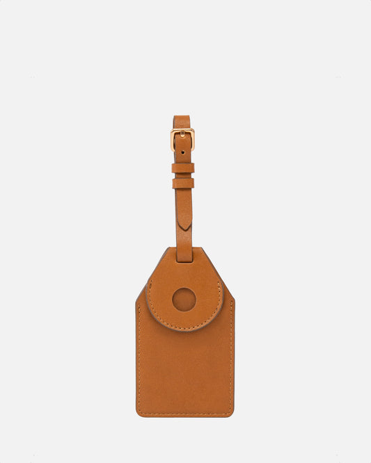 Wave AirTag Luggage Label Rich Tan
