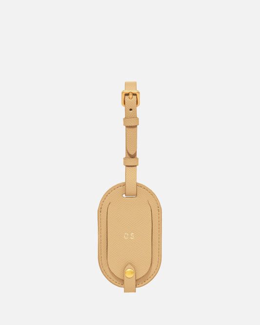 Essentials Round Luggage Tag Sand