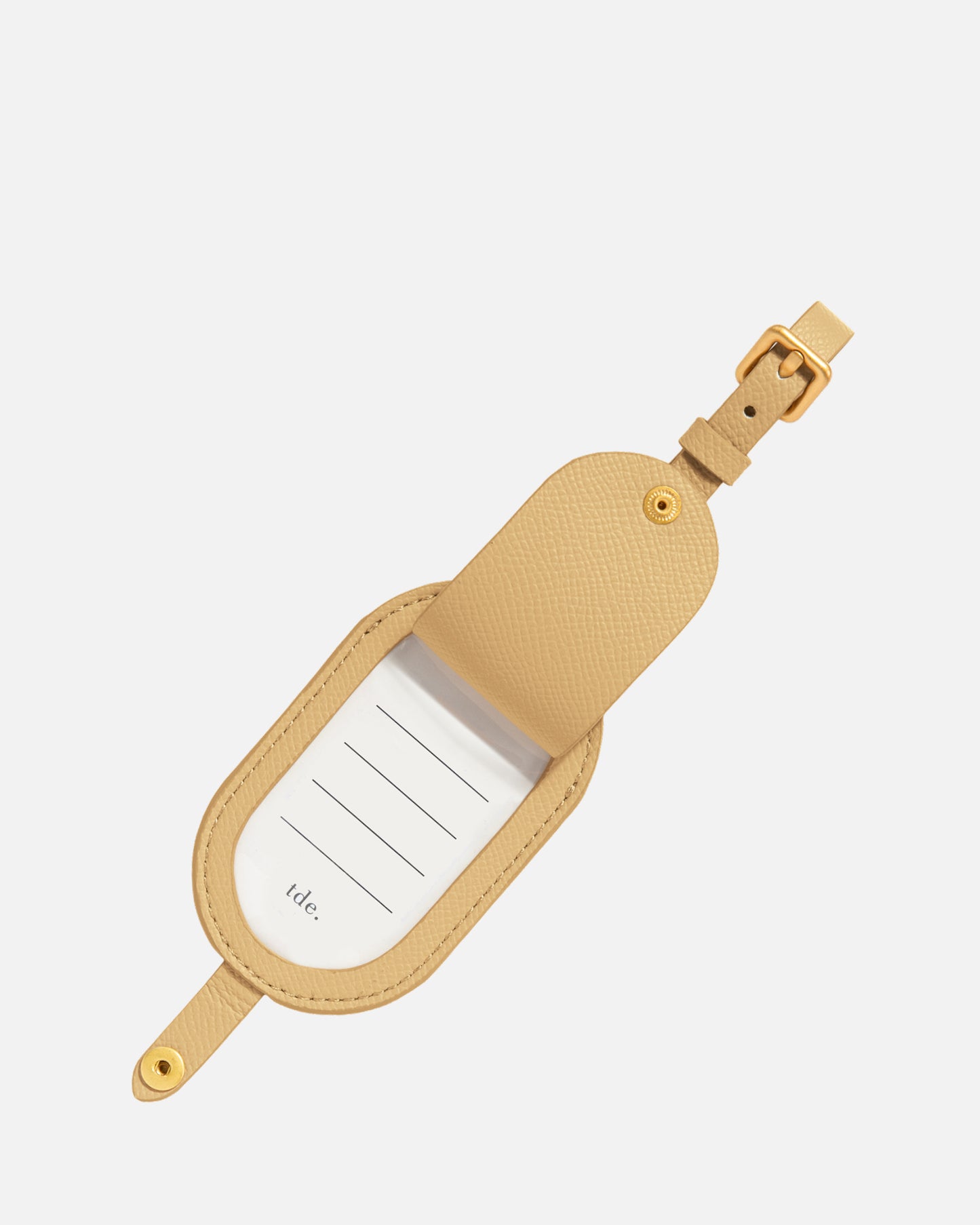 Essentials Round Luggage Tag Sand