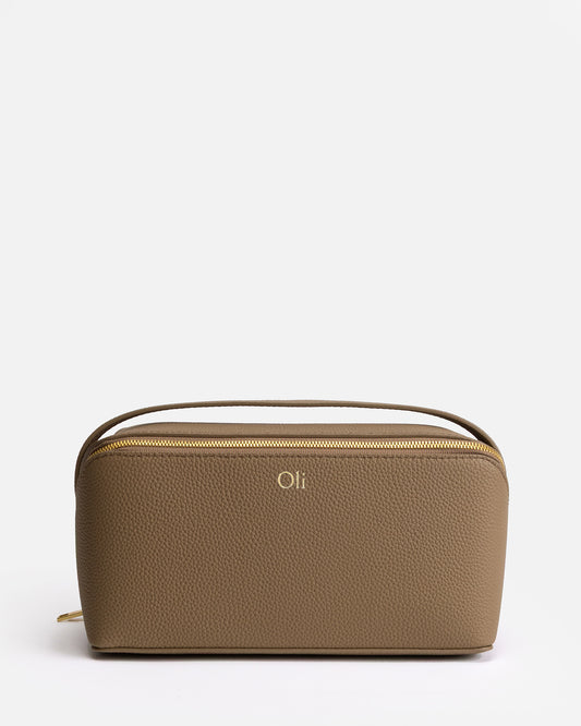 Olivia Large Travel Case Sepia