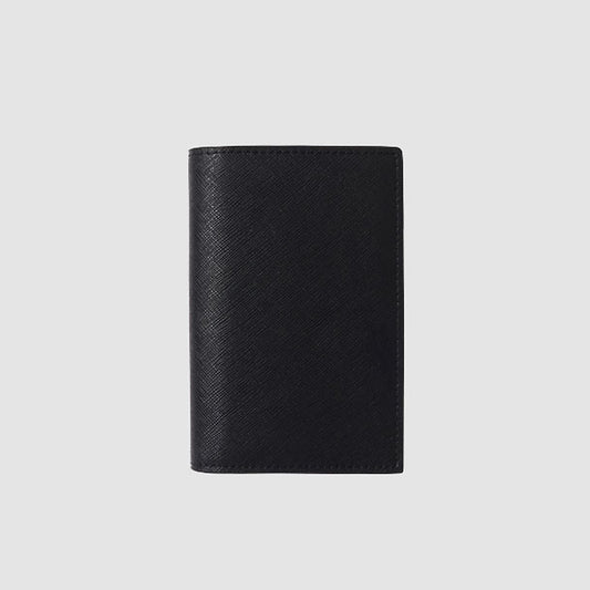 Petite Wallet Black Saffiano Leather