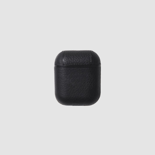 AirPods Black Pebbled Leather Case_1
