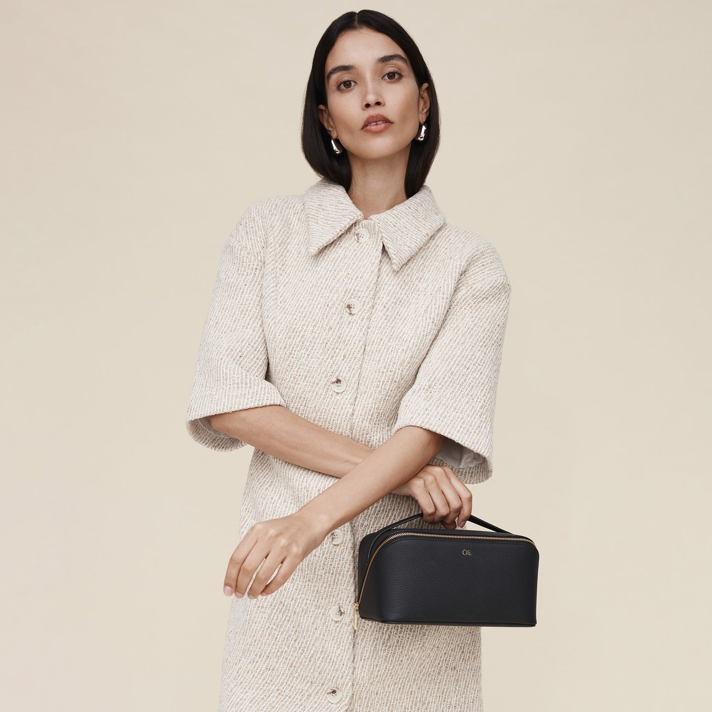 Olivia Large Travel Case Black