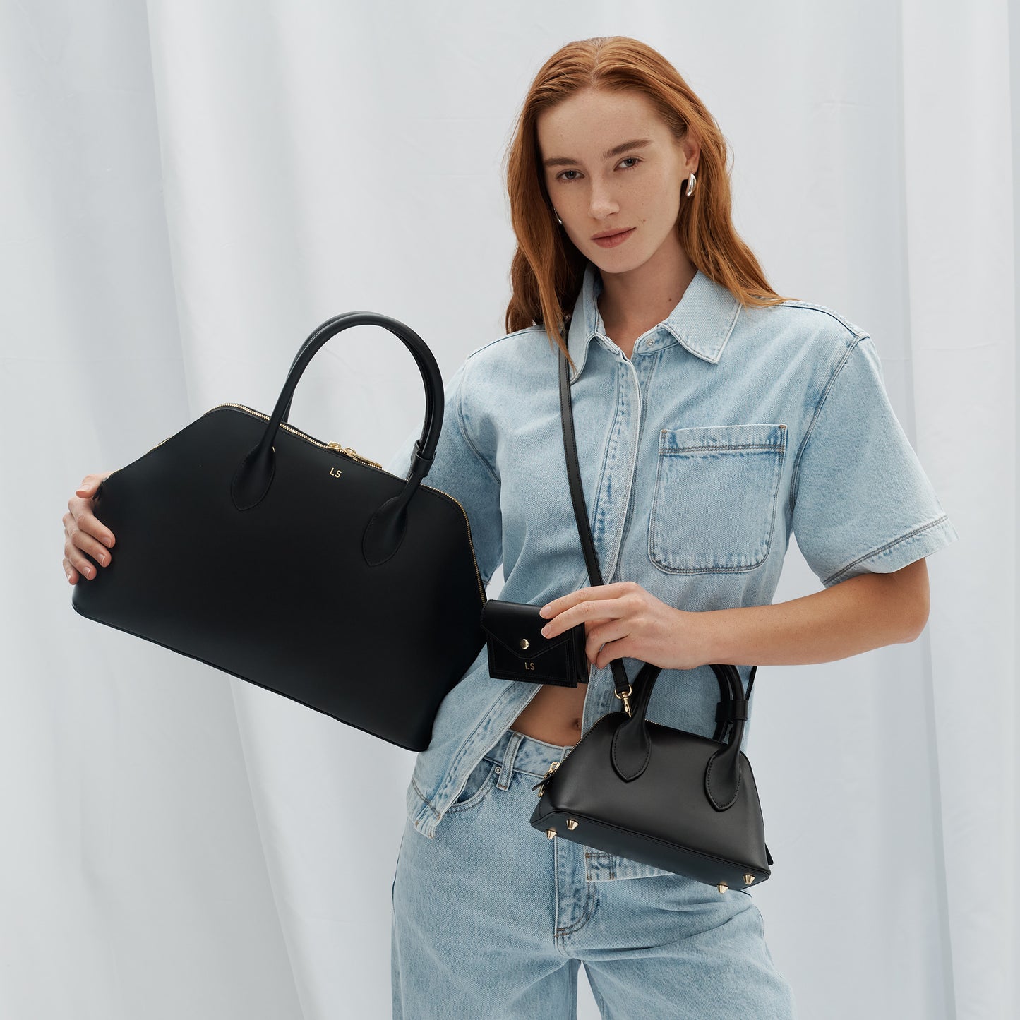 Elsa Envelope Wallet Black