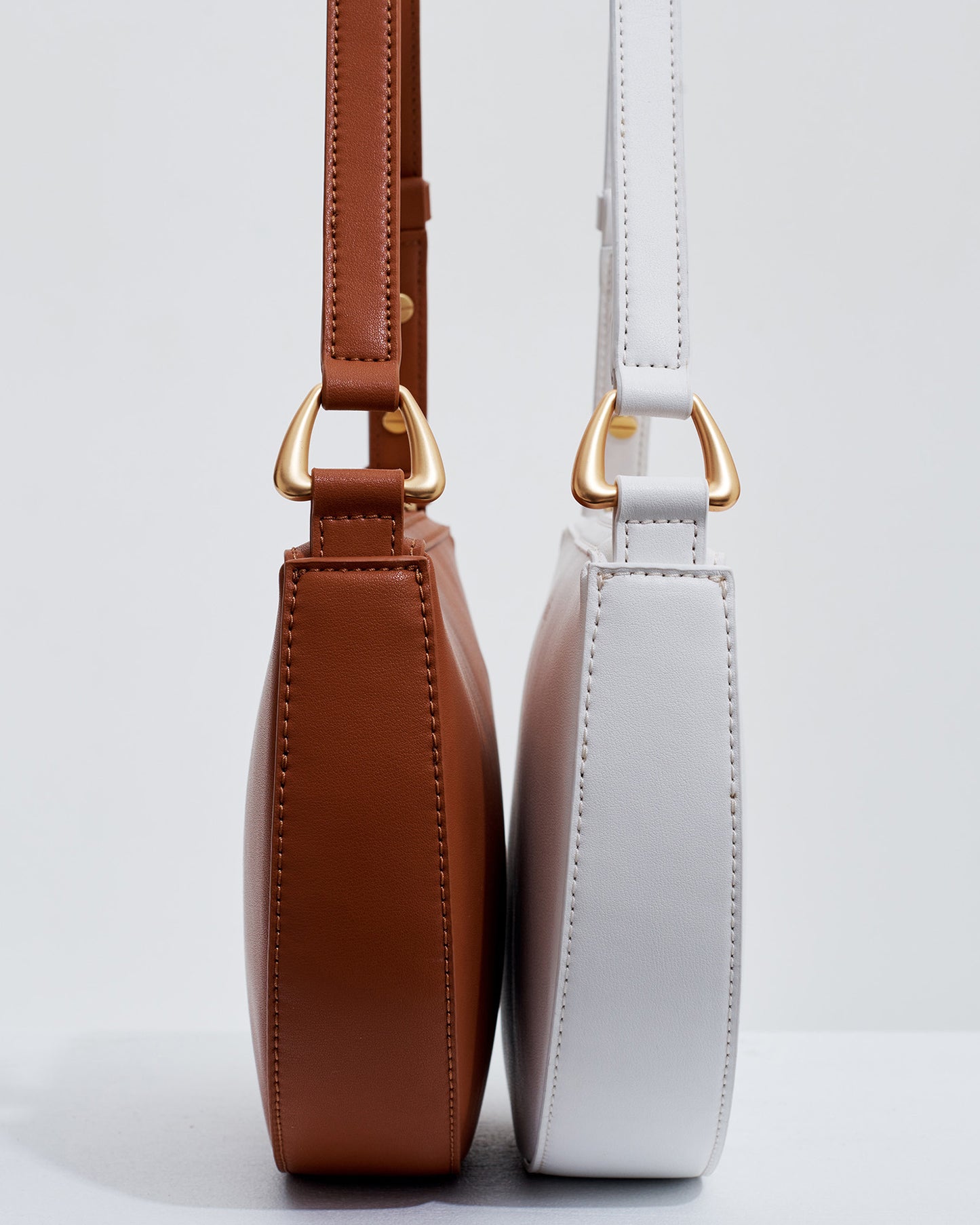 Timeless Zip Top Shoulder Bag Tan