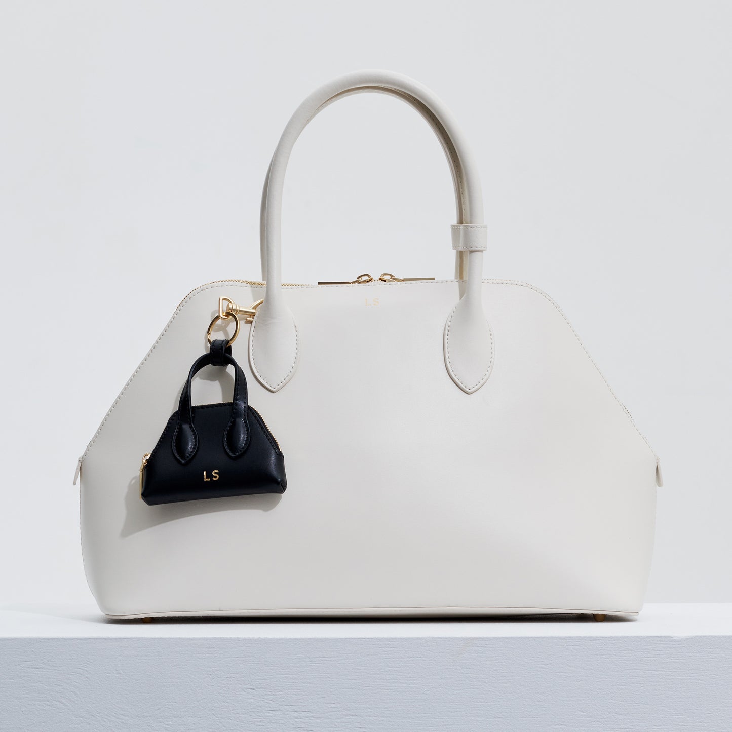 Elsa Micro Bag Keyring Black