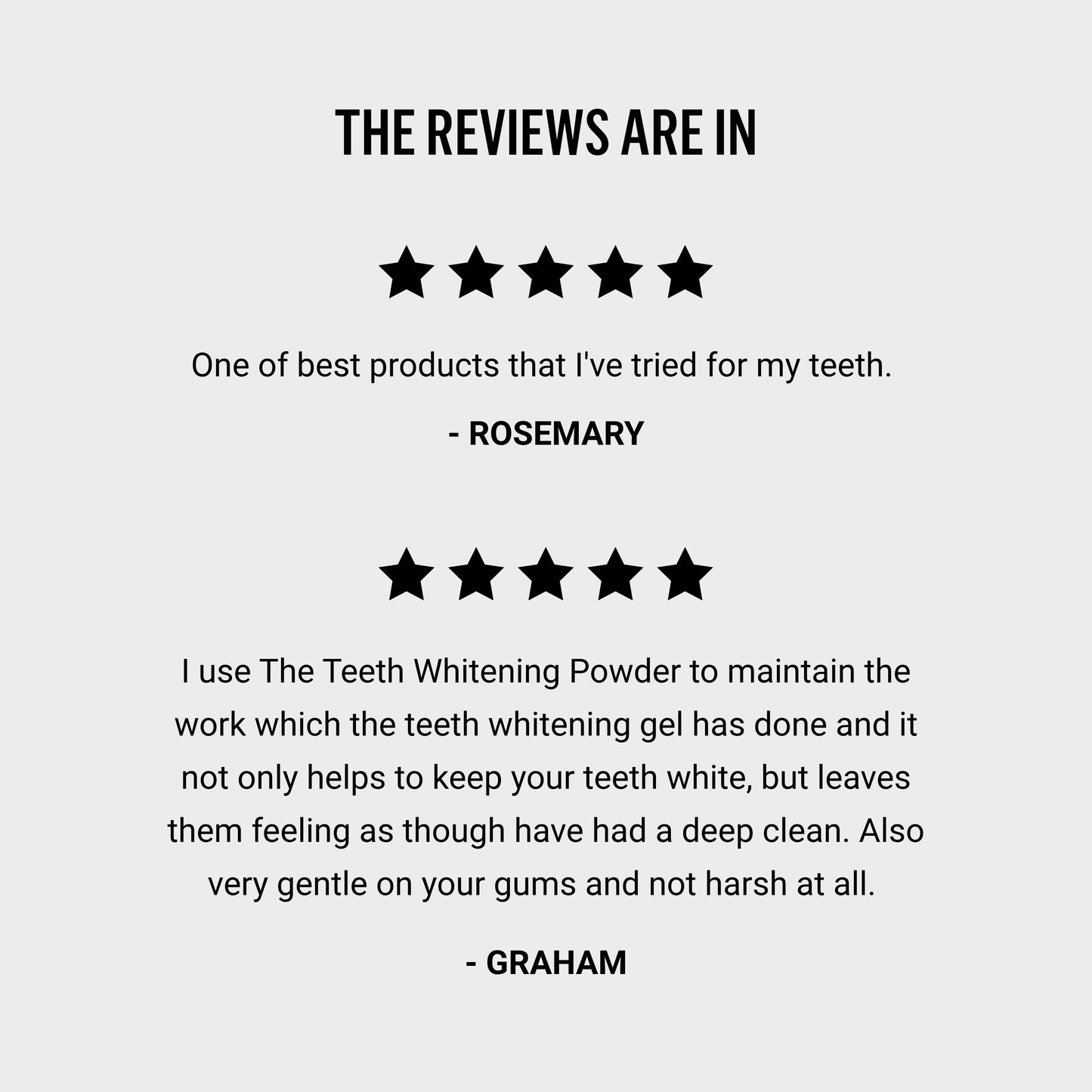 Hyaluronic Teeth Whitening Powder