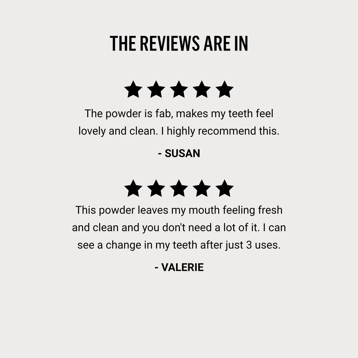 Hyaluronic Teeth Whitening Powder