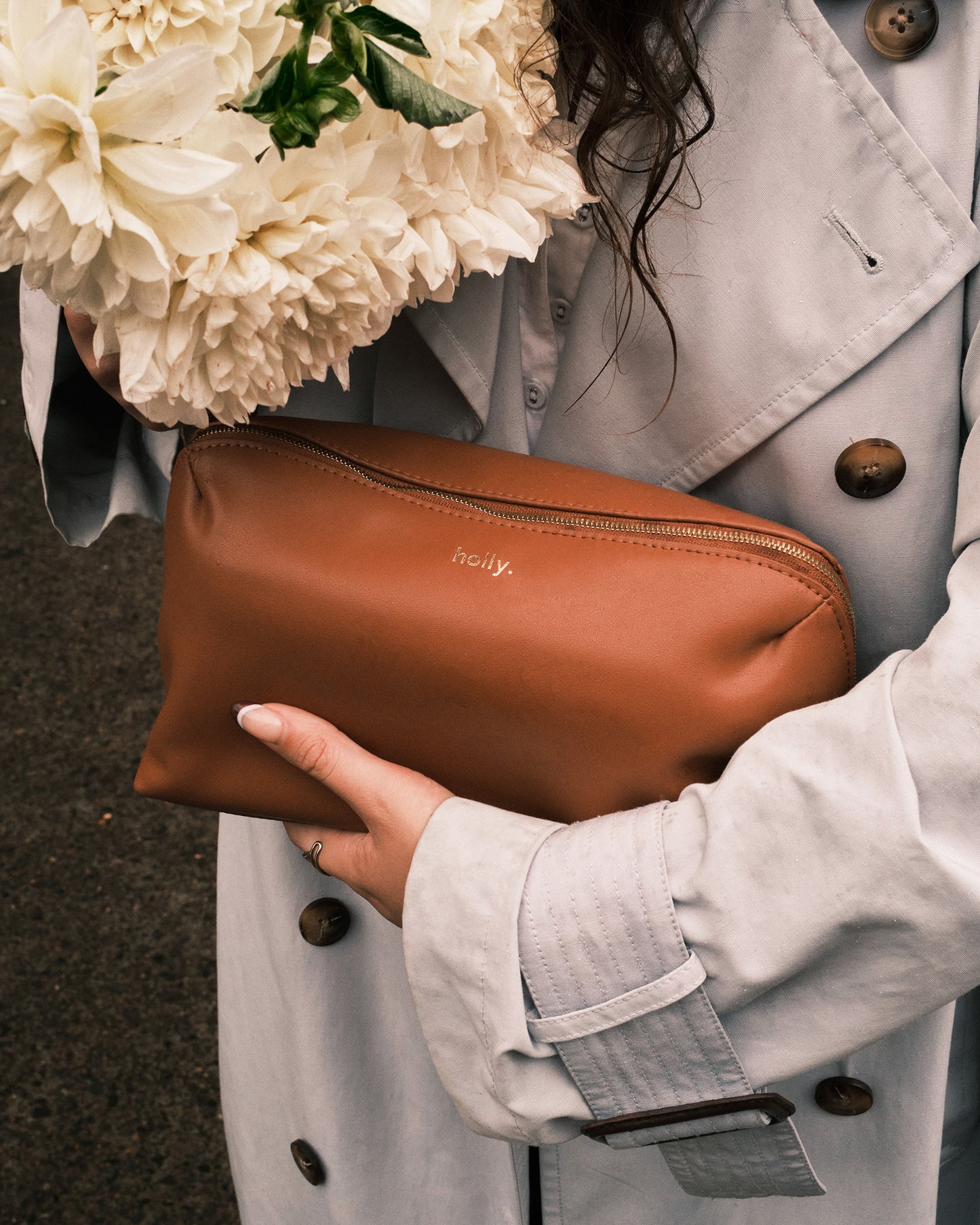 Timeless Large Everything Pouch Tan