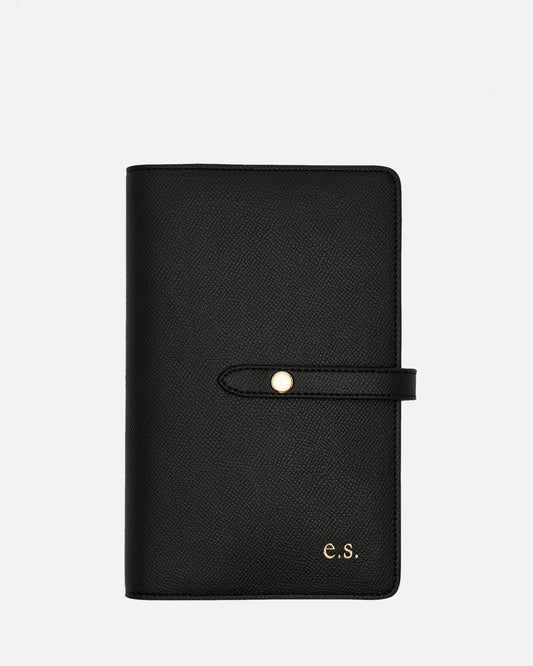 Essentials Flat Travel Wallet Black