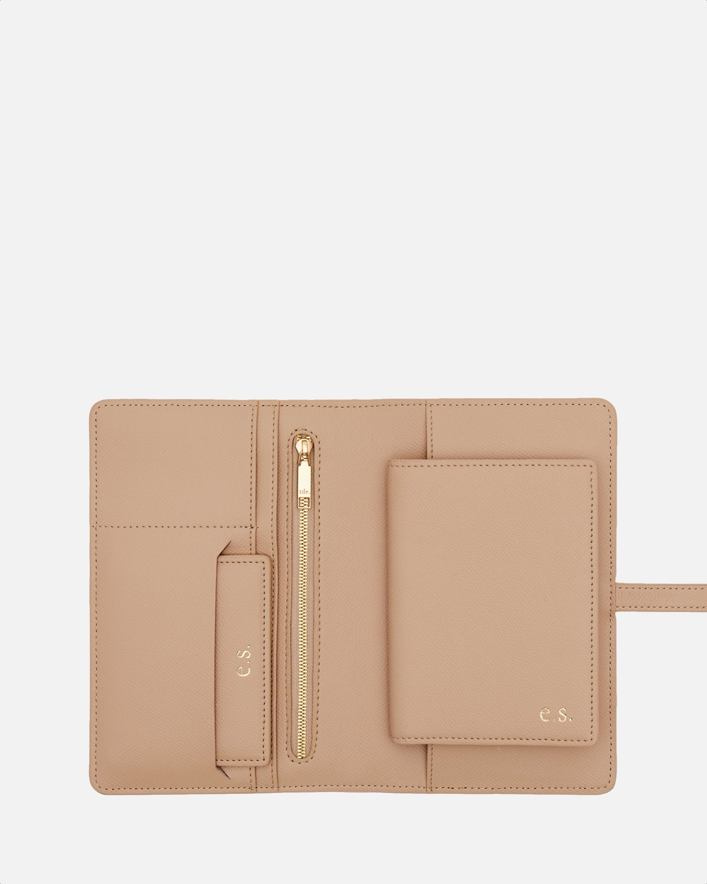 Essentials Flat Travel Wallet Pecan