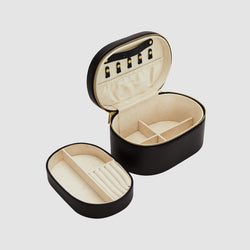 Heritage Oval Jewelry Box, deals Black