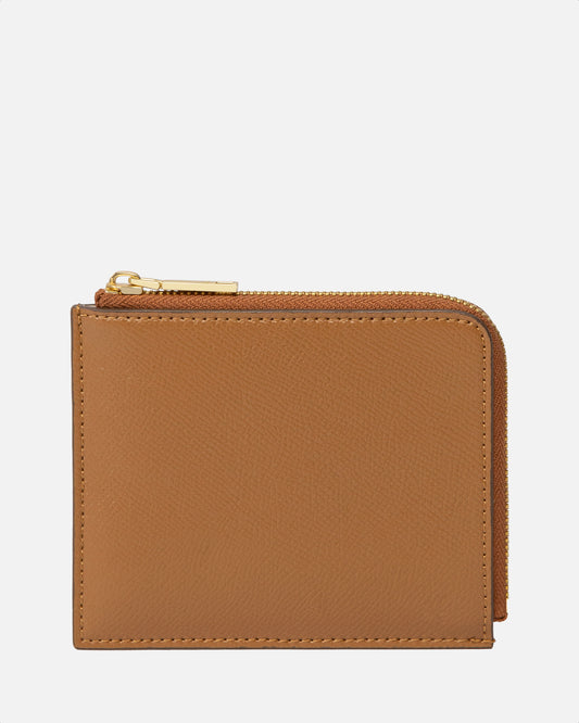 Essentials Zip Wallet Rich Tan with Pure White