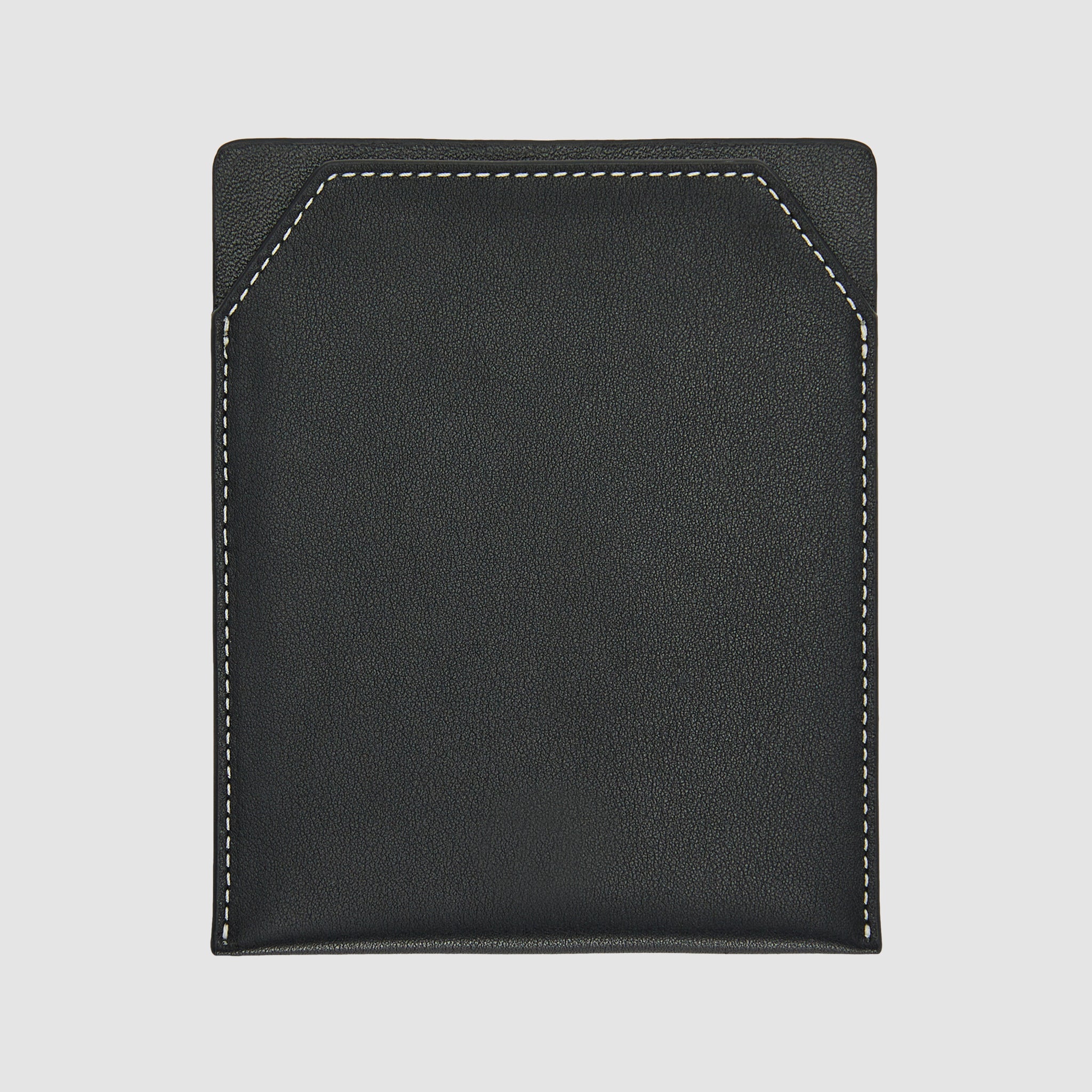 Personalised Heritage Passport Sleeve Black with initials tde The